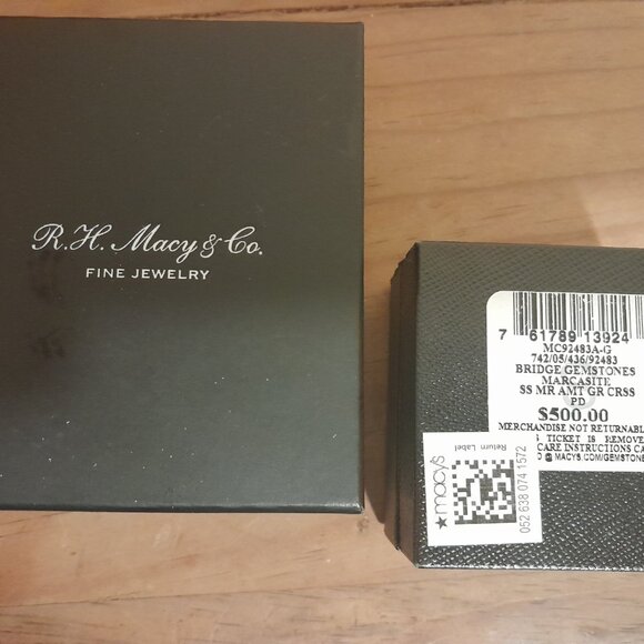 Marcasite and Gems Pendant Charm Necklace: Gorgeous and Unique! - Picture 10 of 10